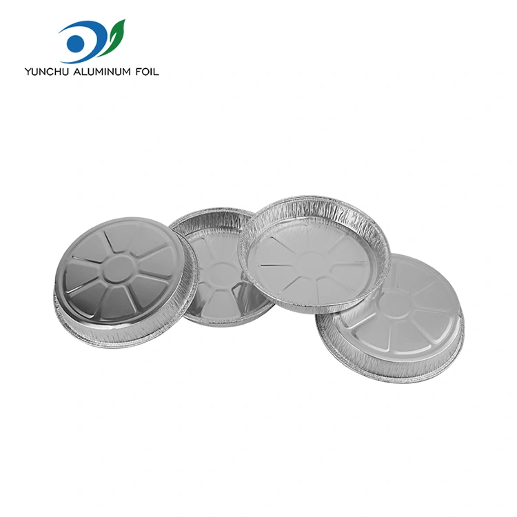 Contenitori in alluminio in argento da 7 pollici in alluminio in argento