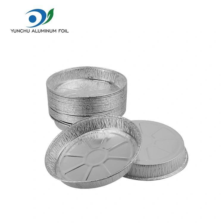 Contenitori in alluminio in argento da 7 pollici in alluminio in argento