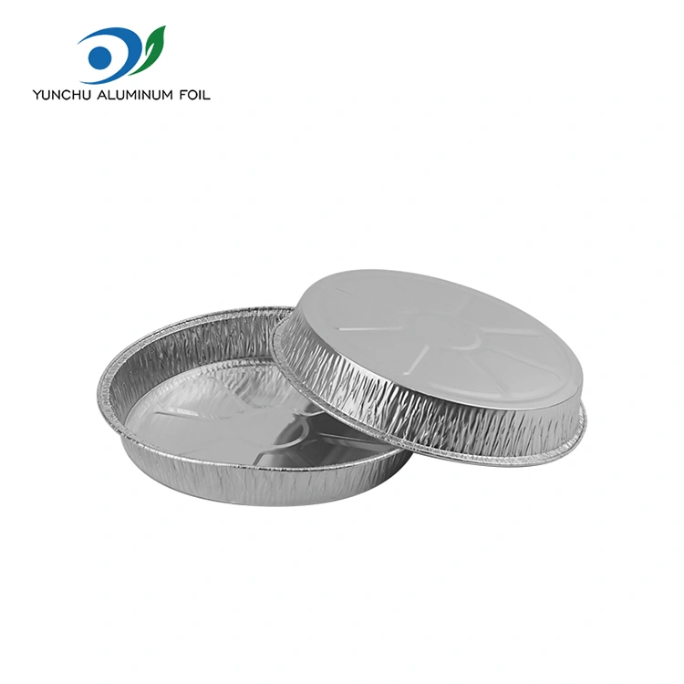 Contenitori in alluminio in argento da 7 pollici in alluminio in argento