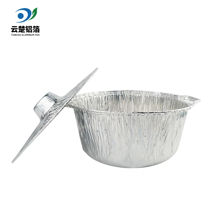 Vaso caldo per catering per vasi caldi in argento contenitori per lamina in alluminio