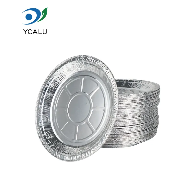 Friggitrice ad aria monouso Contenitori per alimenti in foglio di alluminio argento