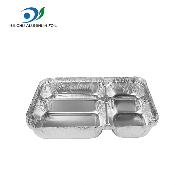 Contenitori in alluminio in alluminio per foot di fast food
