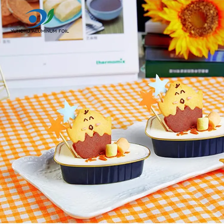 Contenitori per lamina in alluminio a forma speciale di forma speciale usa e getta