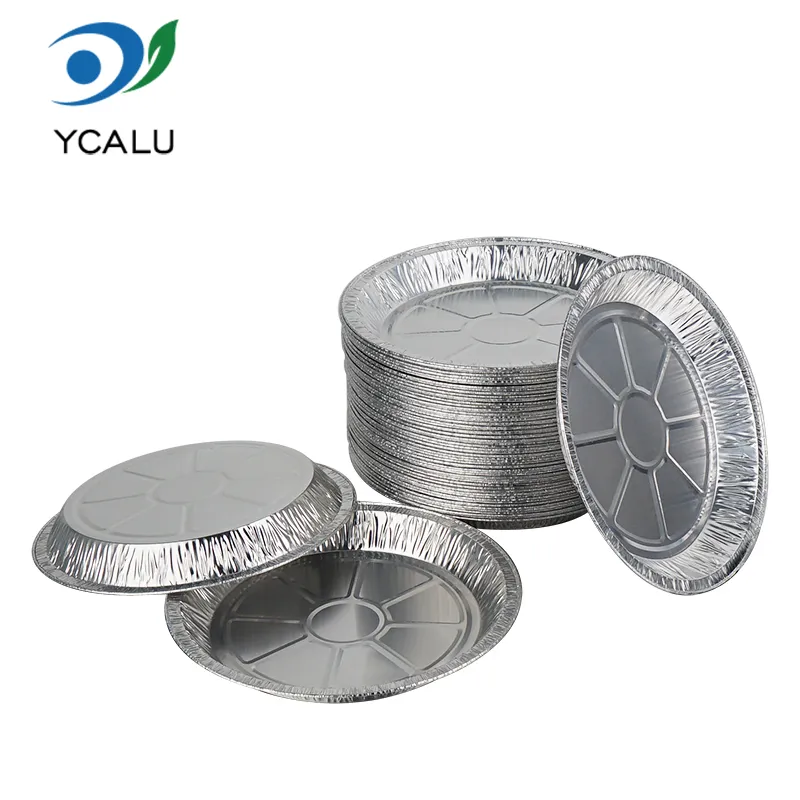 Contenitore per alimenti ecologico in foglio di alluminio argento con friggitrice ad aria Contenitore per alimenti ecologico in foglio di alluminio argento con friggitrice ad aria