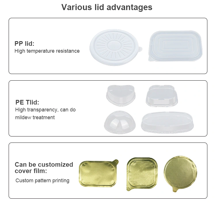 Disposable square gold Aluminum Foil Containers