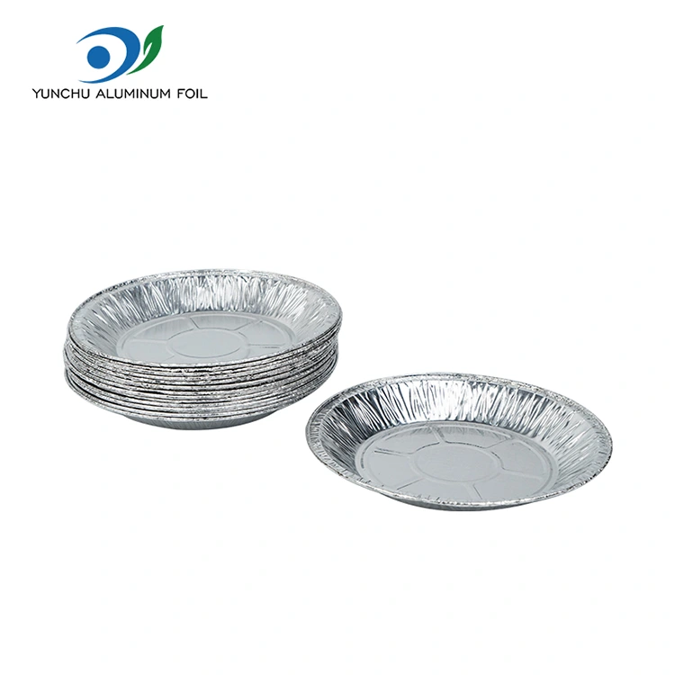 Contenitore alimentare in alluminio in alluminio in alluminio argento.
