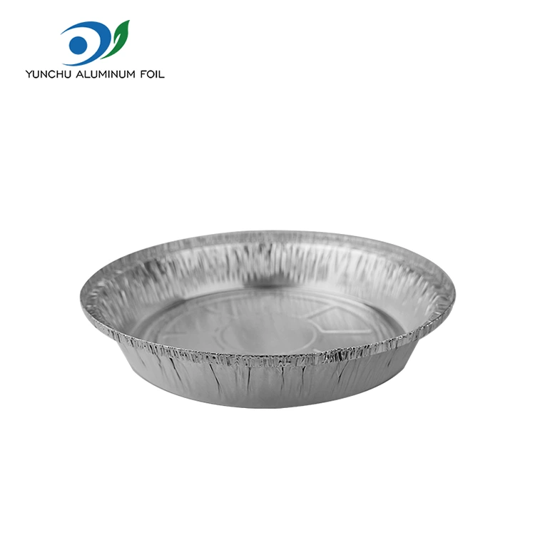 Contenitori in alluminio in alluminio in forno argento.