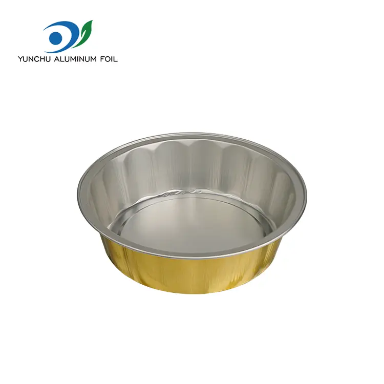 Contenitori per fogli di alluminio liscio di cottura resistente