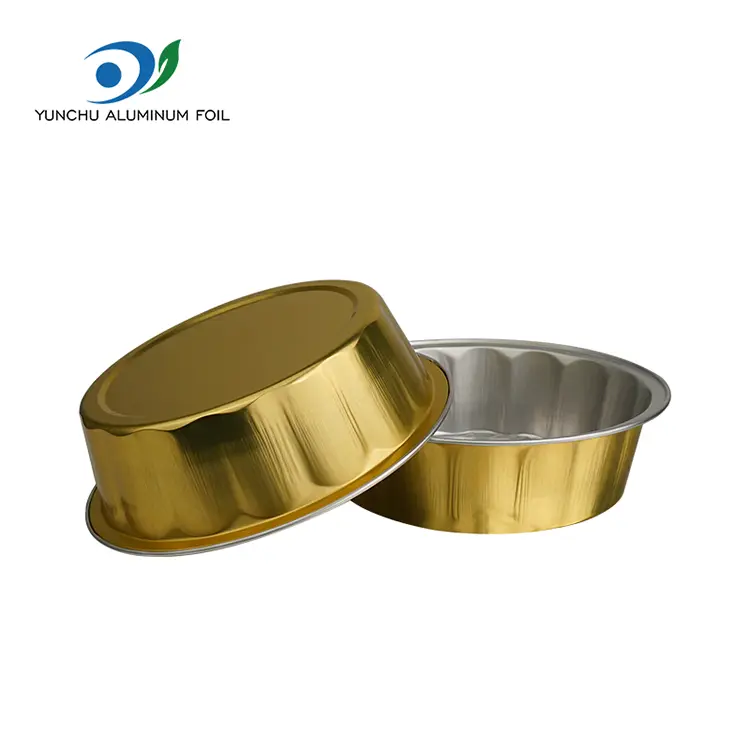 Contenitori per fogli di alluminio liscio di cottura resistente