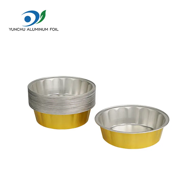 Contenitori per fogli di alluminio liscio di cottura resistente