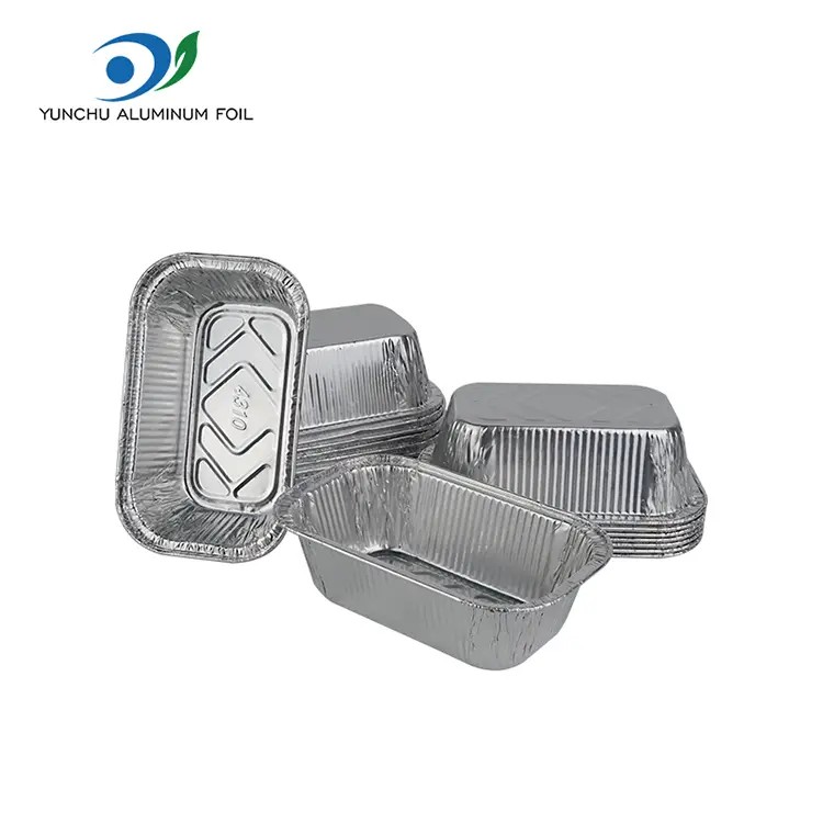 Contenitori di lamina in alluminio in alluminio in alluminio per cuocere in argento